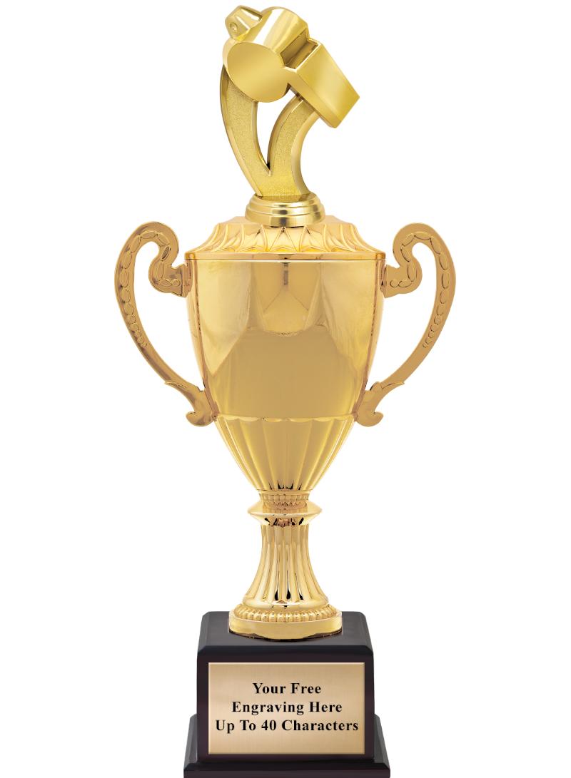 16 3/4" SOVEREIGN CUP W/FIGURE