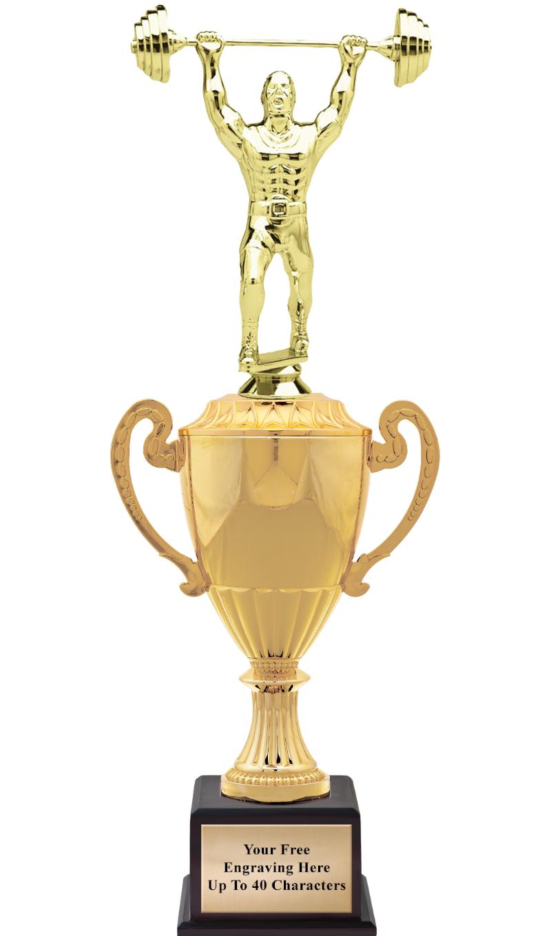 16 3/4" SOVEREIGN CUP W/FIGURE