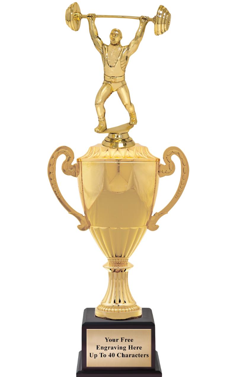 16 3/4" SOVEREIGN CUP W/FIGURE