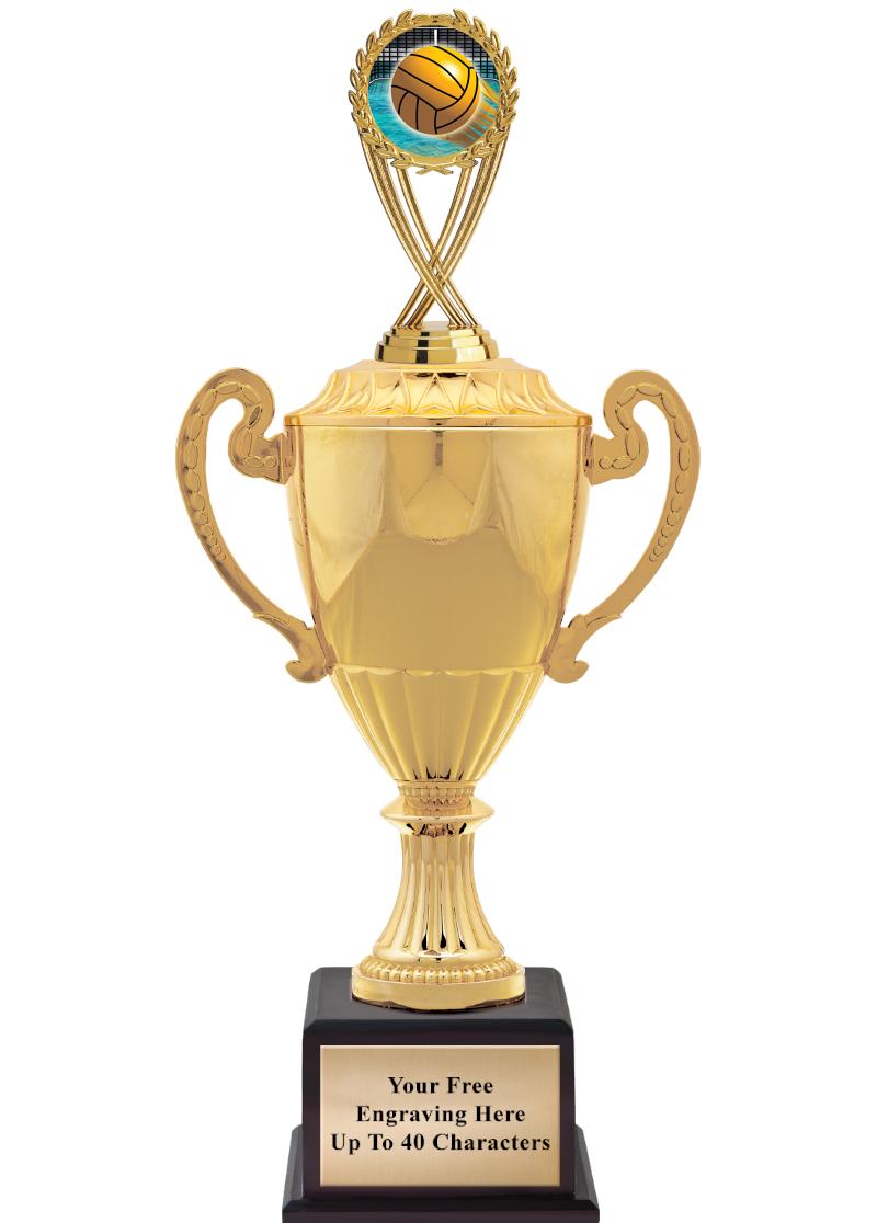 16 3/4" SOVEREIGN CUP W/FIGURE