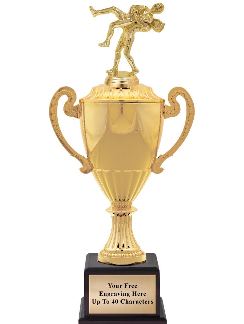 16 3/4" SOVEREIGN CUP W/FIGURE