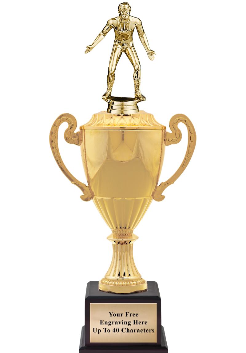 16 3/4" SOVEREIGN CUP W/FIGURE