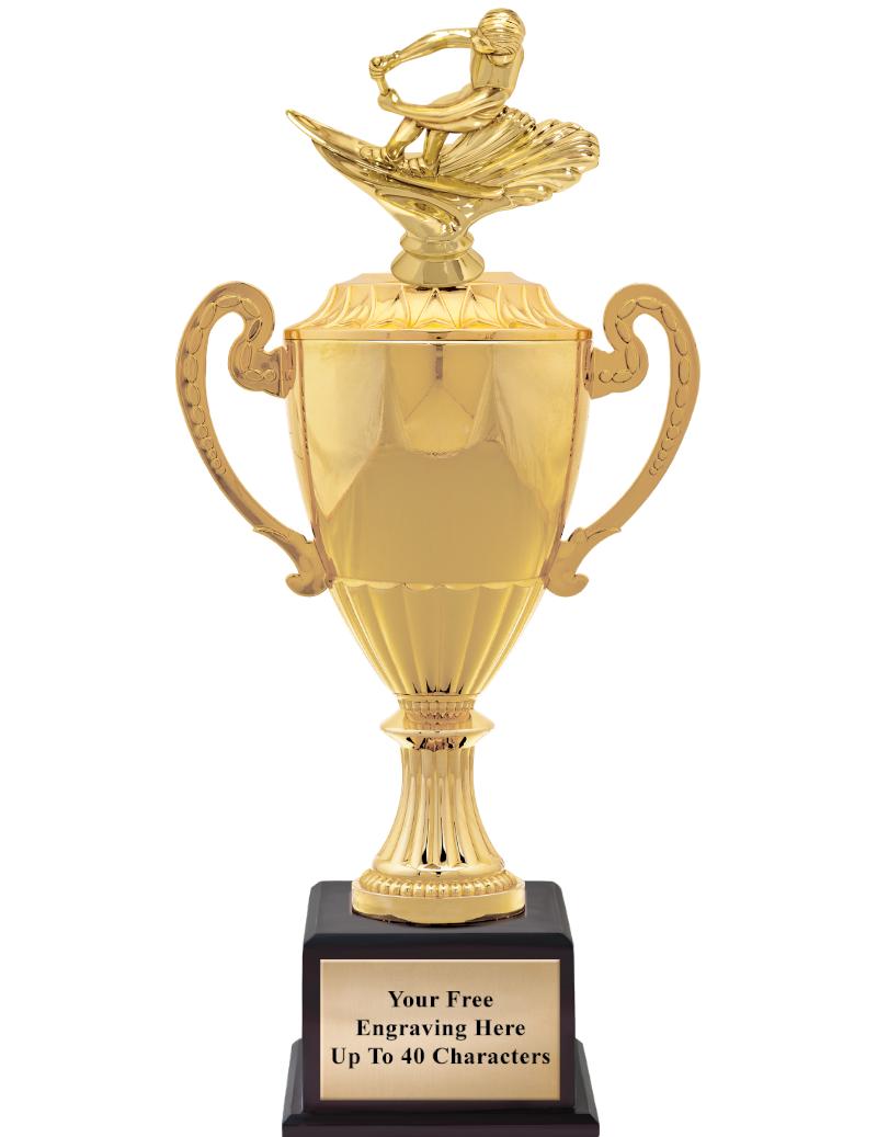 16 3/4" SOVEREIGN CUP W/FIGURE