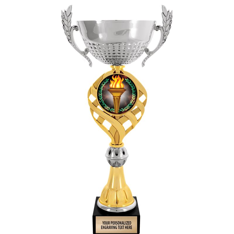 Crown Awards Turkey Bowl Trophy - 6 Gold Star Thanksgiving Football  Trophies Prime