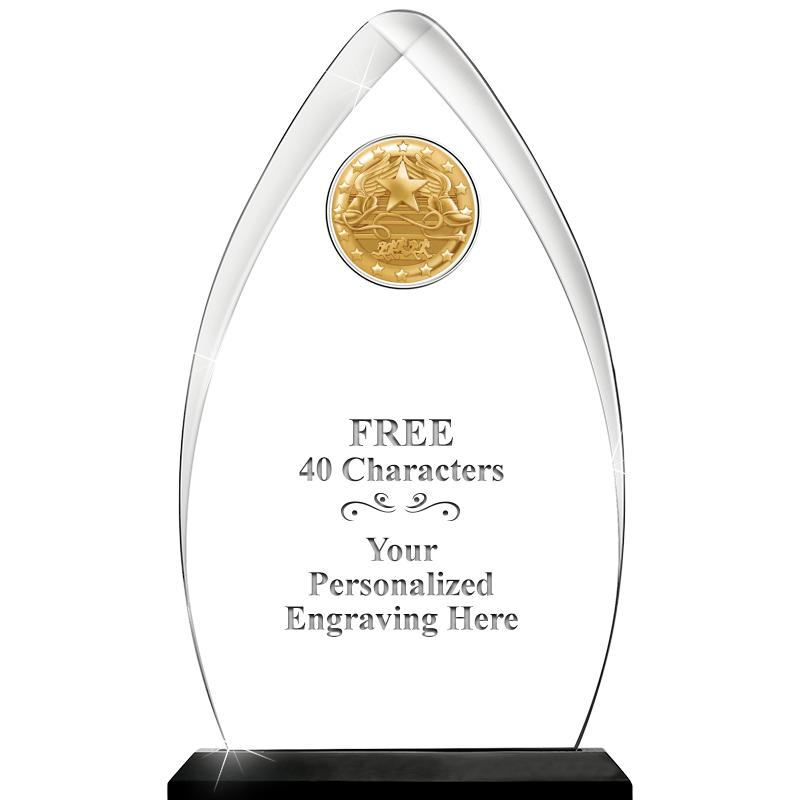 11.25"ARROWHEAD ACRYLIC W/INS