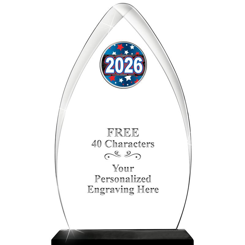 11.25"ARROWHEAD ACRYLIC W/INS