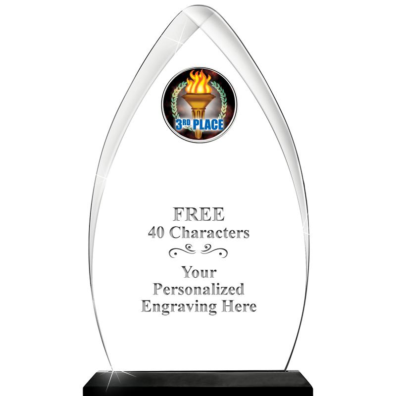 11.25"ARROWHEAD ACRYLIC W/INS