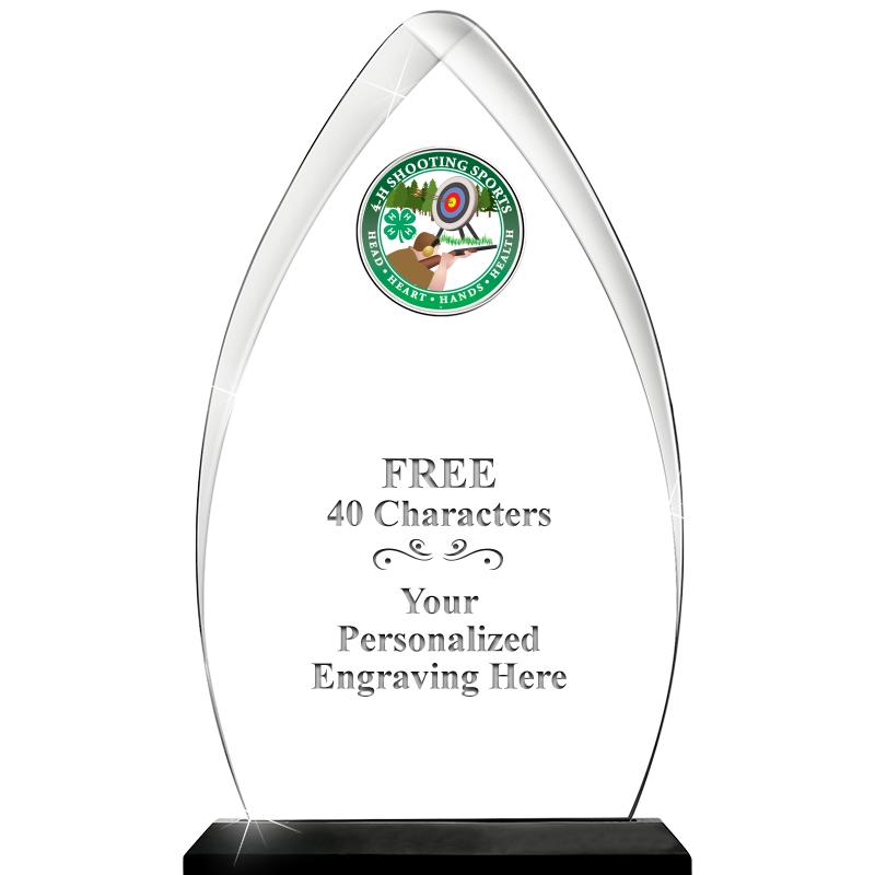 11.25"ARROWHEAD ACRYLIC W/INS