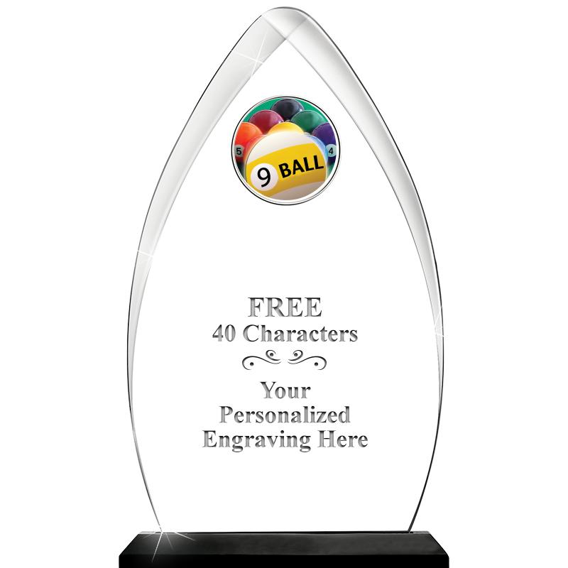 11.25"ARROWHEAD ACRYLIC W/INS