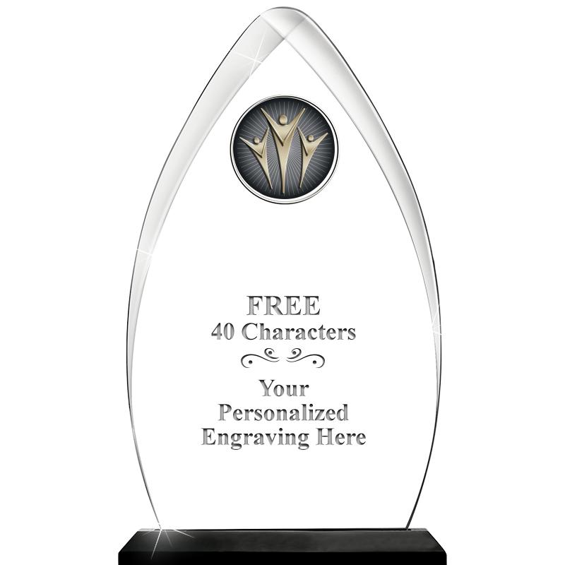 11.25"ARROWHEAD ACRYLIC W/INS