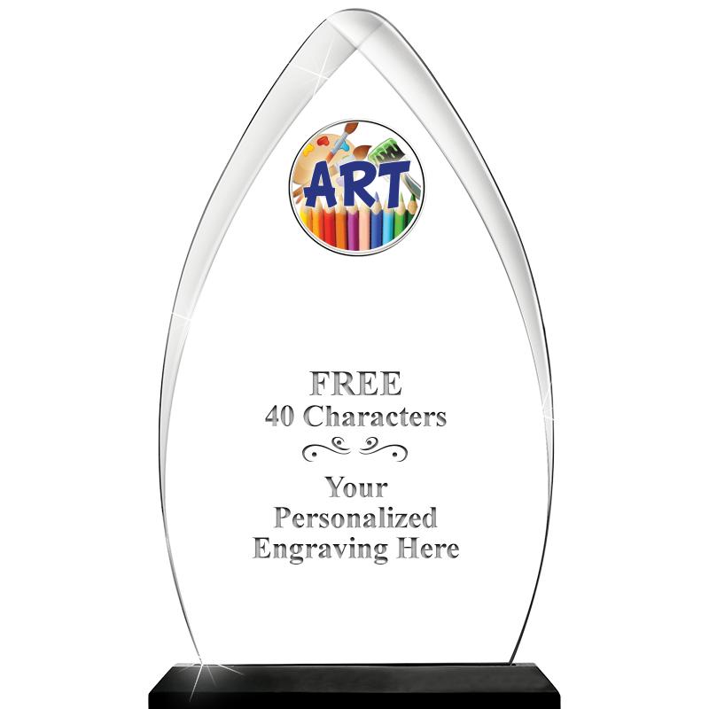 11.25"ARROWHEAD ACRYLIC W/INS