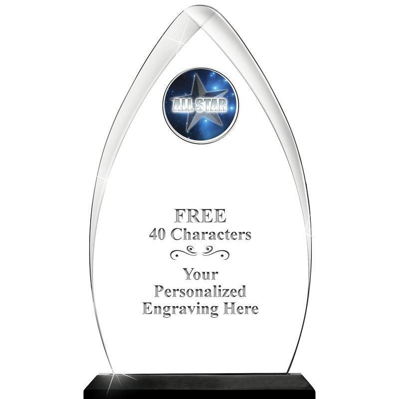 11.25"ARROWHEAD ACRYLIC W/INS