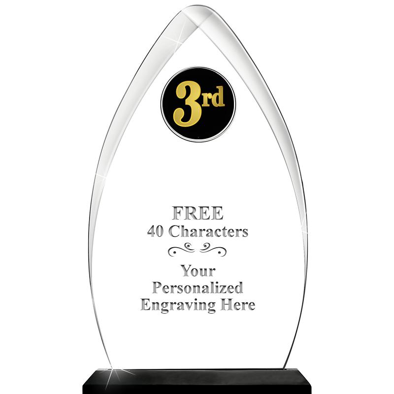 11.25"ARROWHEAD ACRYLIC W/INS