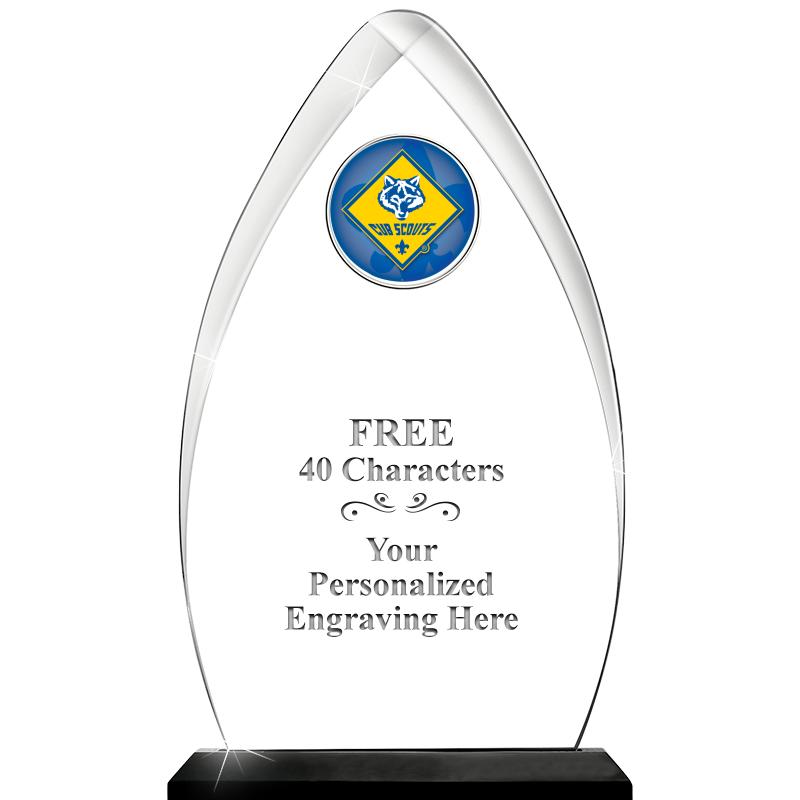 11.25"ARROWHEAD ACRYLIC W/INS