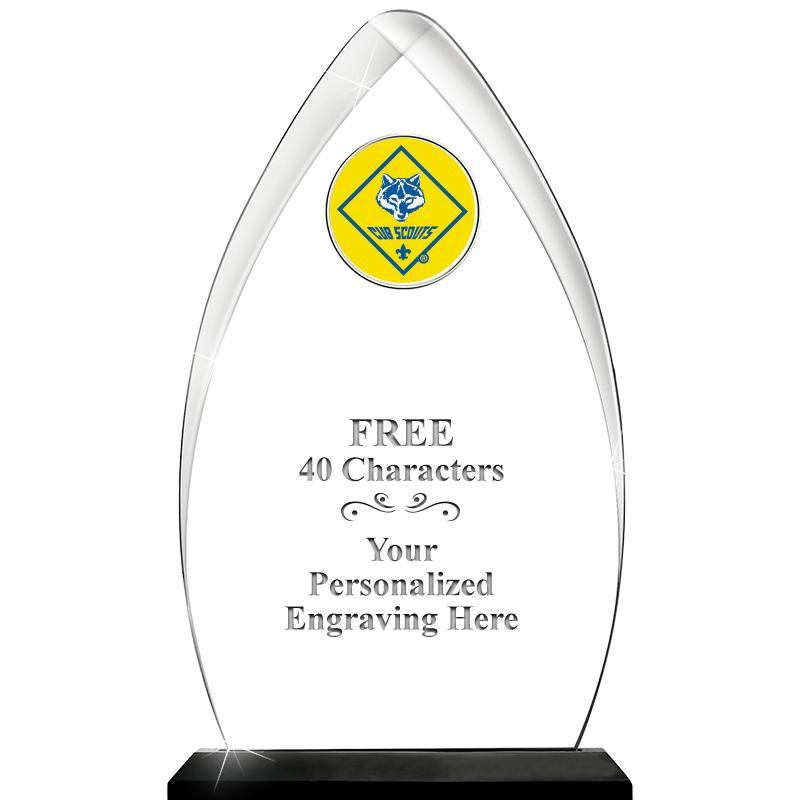 11.25"ARROWHEAD ACRYLIC W/INS