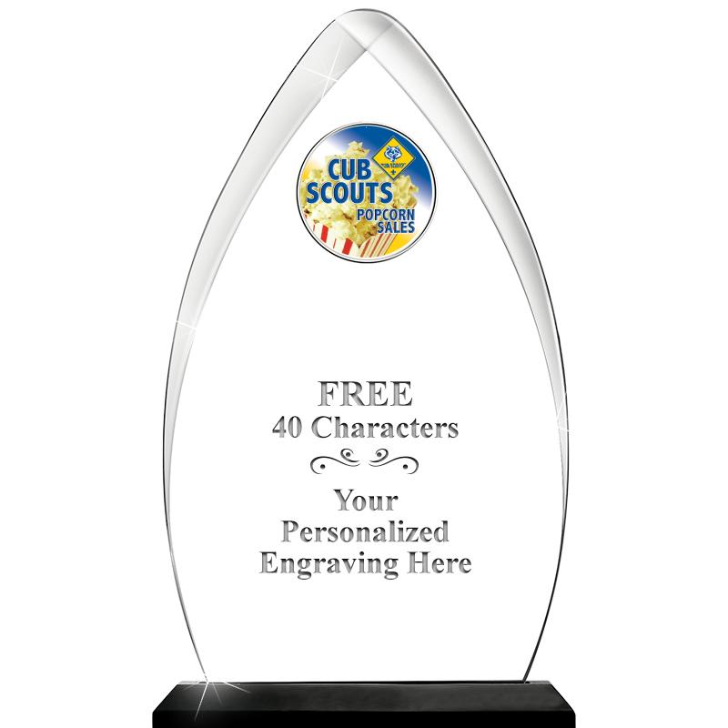 11.25"ARROWHEAD ACRYLIC W/INS