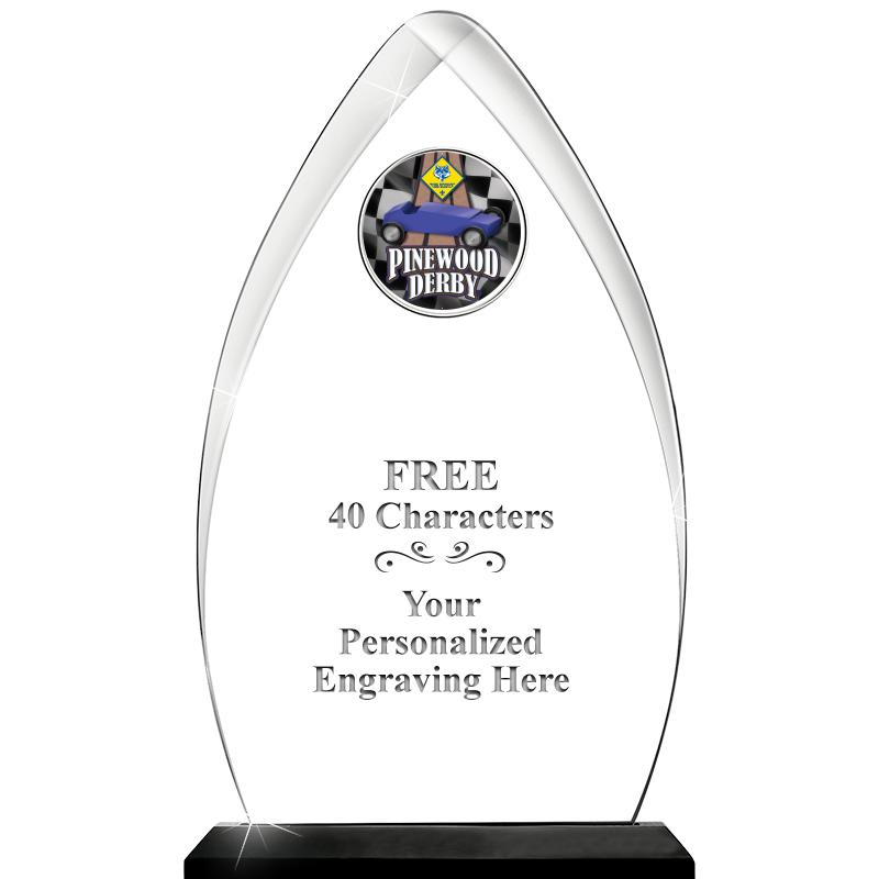 11.25"ARROWHEAD ACRYLIC W/INS