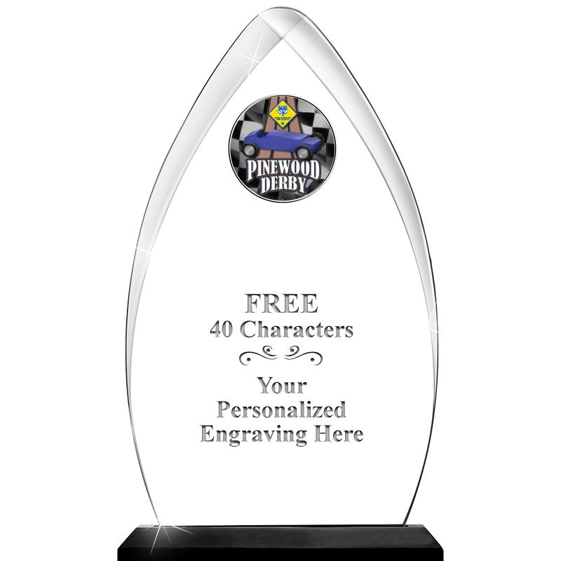 11.25"ARROWHEAD ACRYLIC W/INS