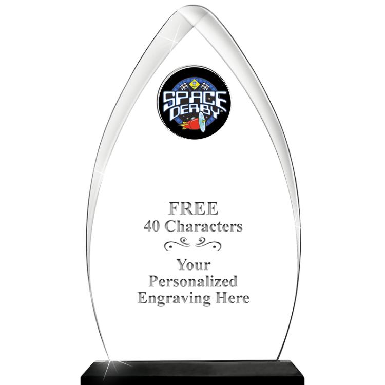 11.25"ARROWHEAD ACRYLIC W/INS