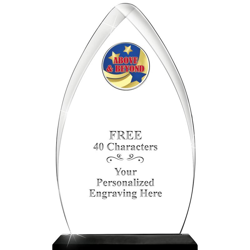 11.25"ARROWHEAD ACRYLIC W/INS