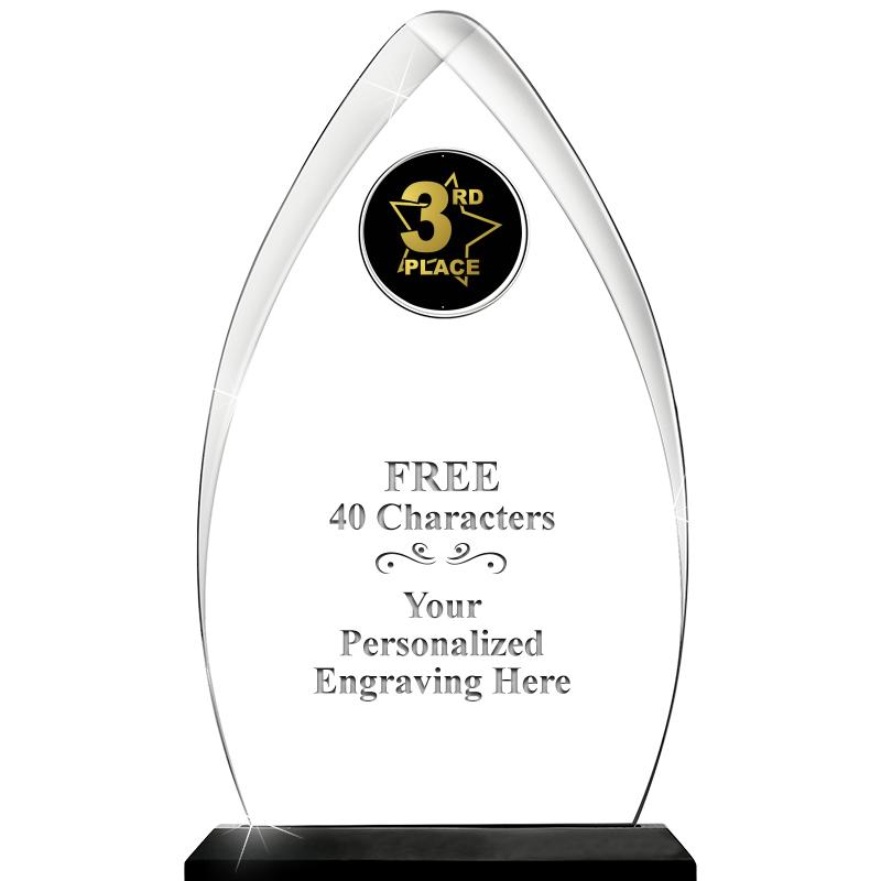 11.25"ARROWHEAD ACRYLIC W/INS