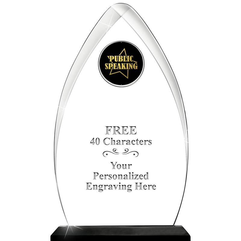 11.25"ARROWHEAD ACRYLIC W/INS