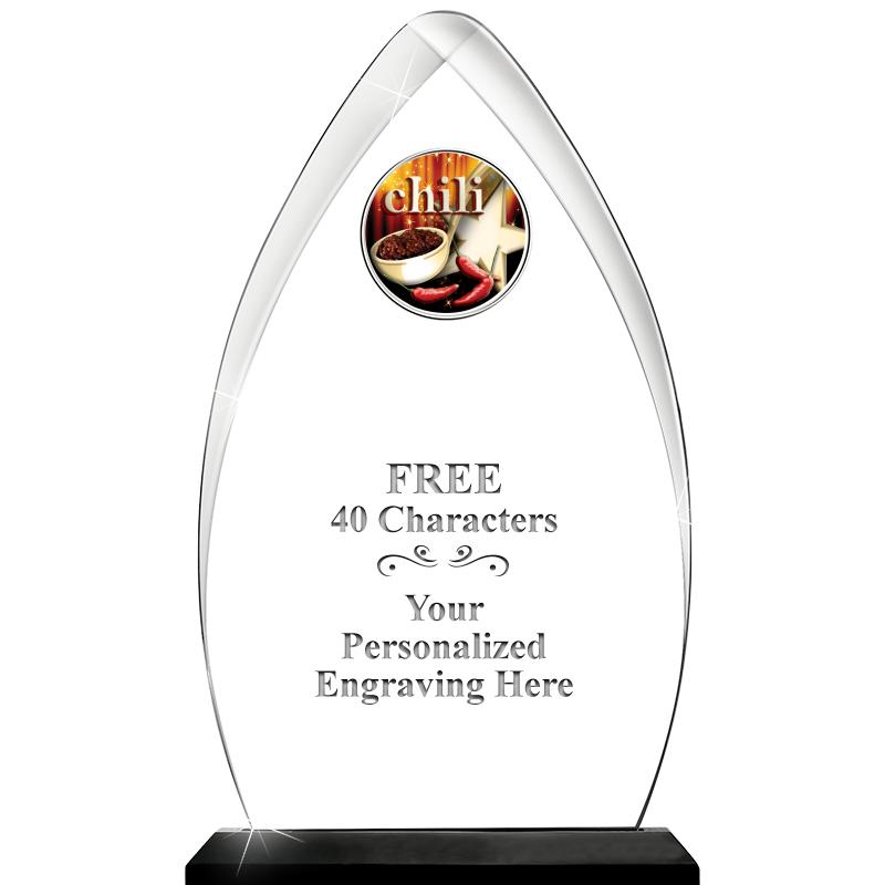 11.25"ARROWHEAD ACRYLIC W/INS