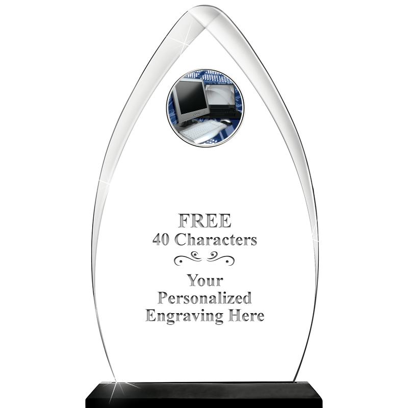 11.25"ARROWHEAD ACRYLIC W/INS