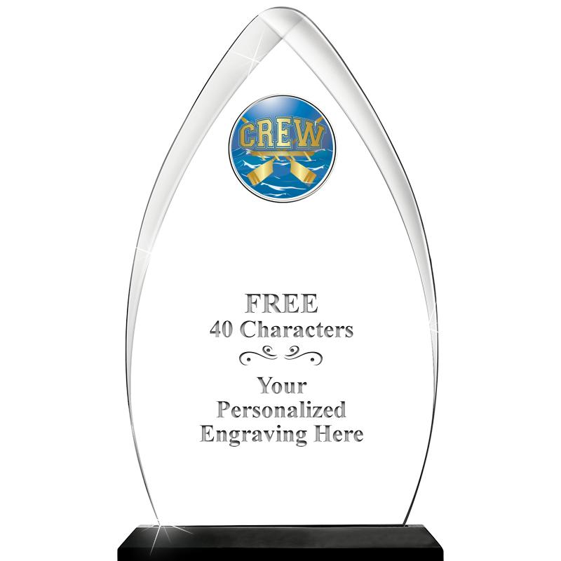 11.25"ARROWHEAD ACRYLIC W/INS