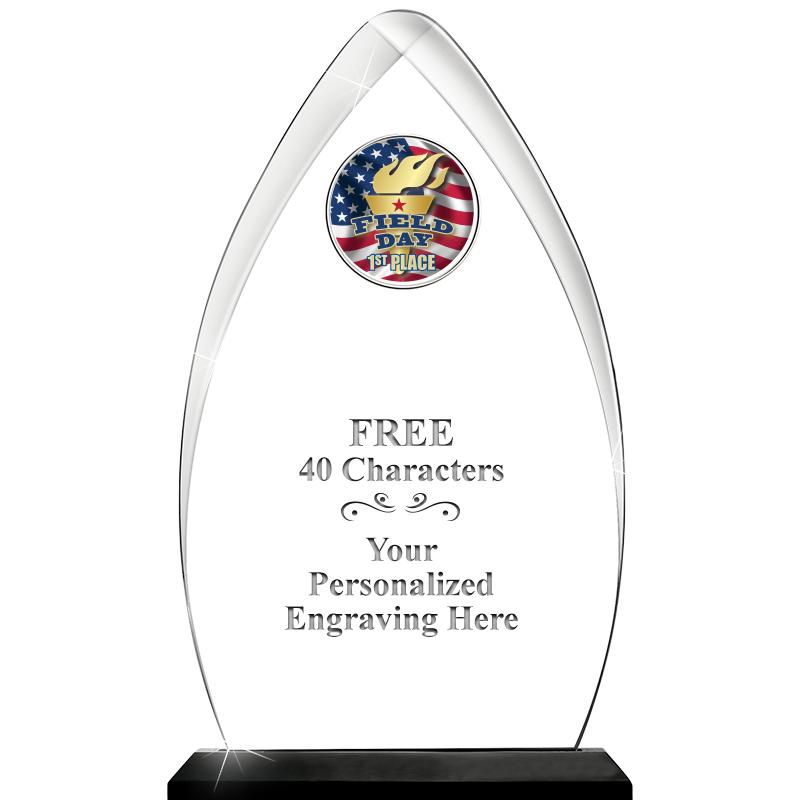 11.25"ARROWHEAD ACRYLIC W/INS