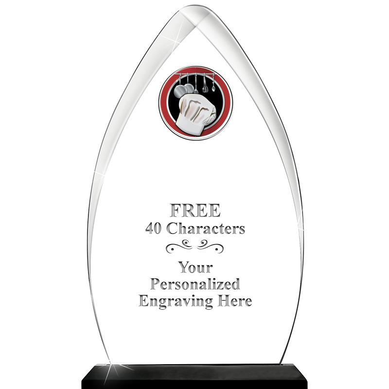 11.25"ARROWHEAD ACRYLIC W/INS