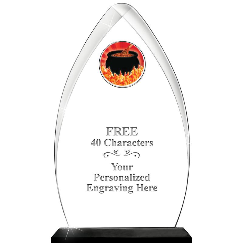 11.25"ARROWHEAD ACRYLIC W/INS