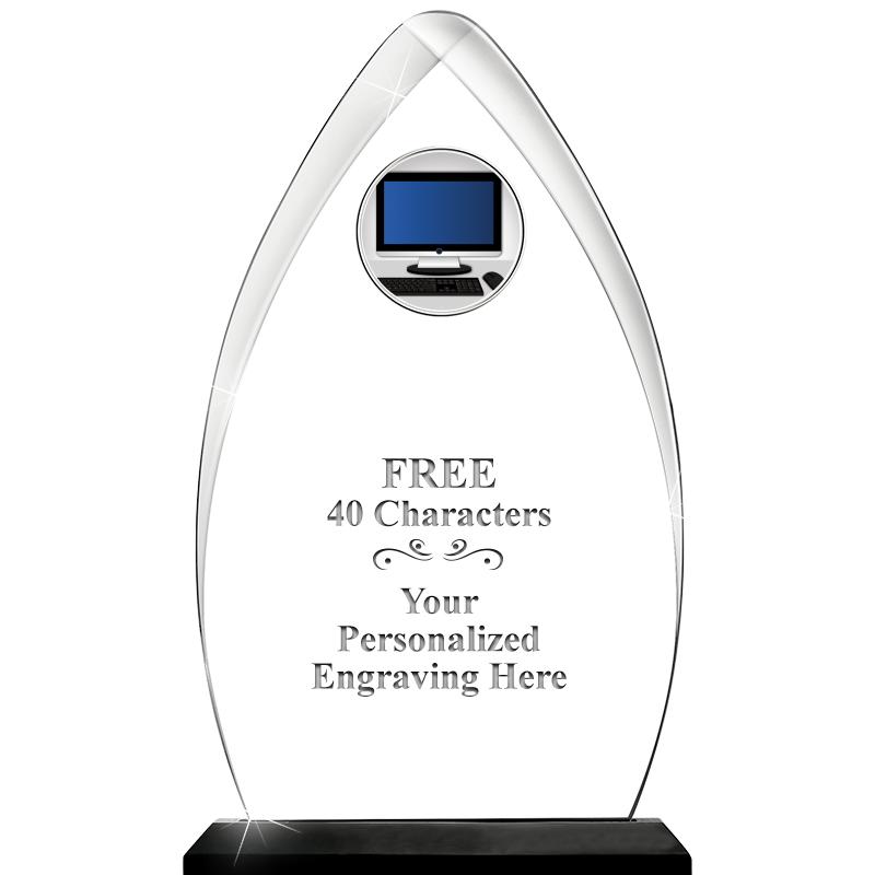 11.25"ARROWHEAD ACRYLIC W/INS