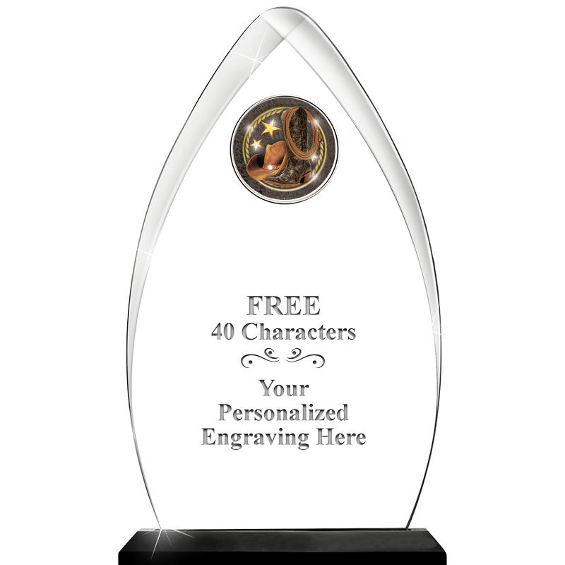 11.25"ARROWHEAD ACRYLIC W/INS