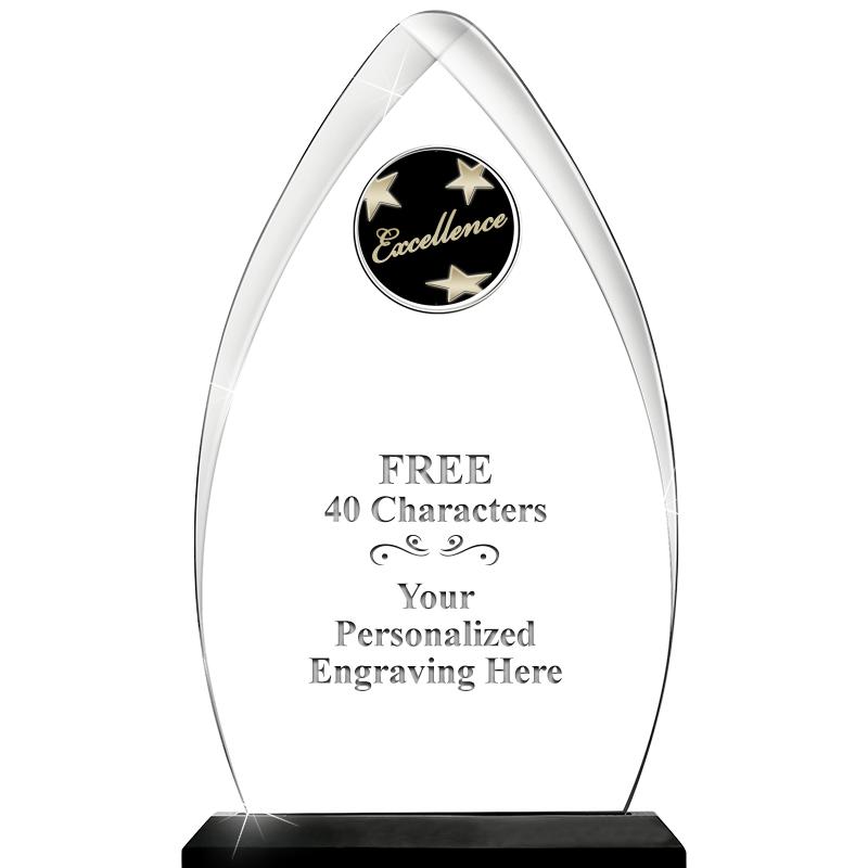 11.25"ARROWHEAD ACRYLIC W/INS