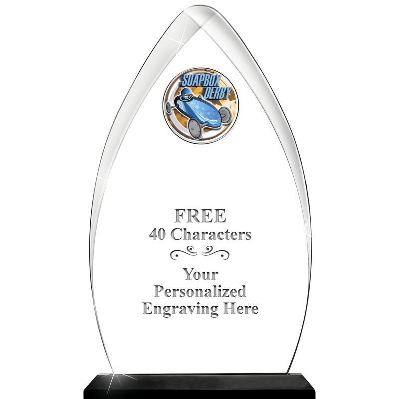 11.25"ARROWHEAD ACRYLIC W/INS