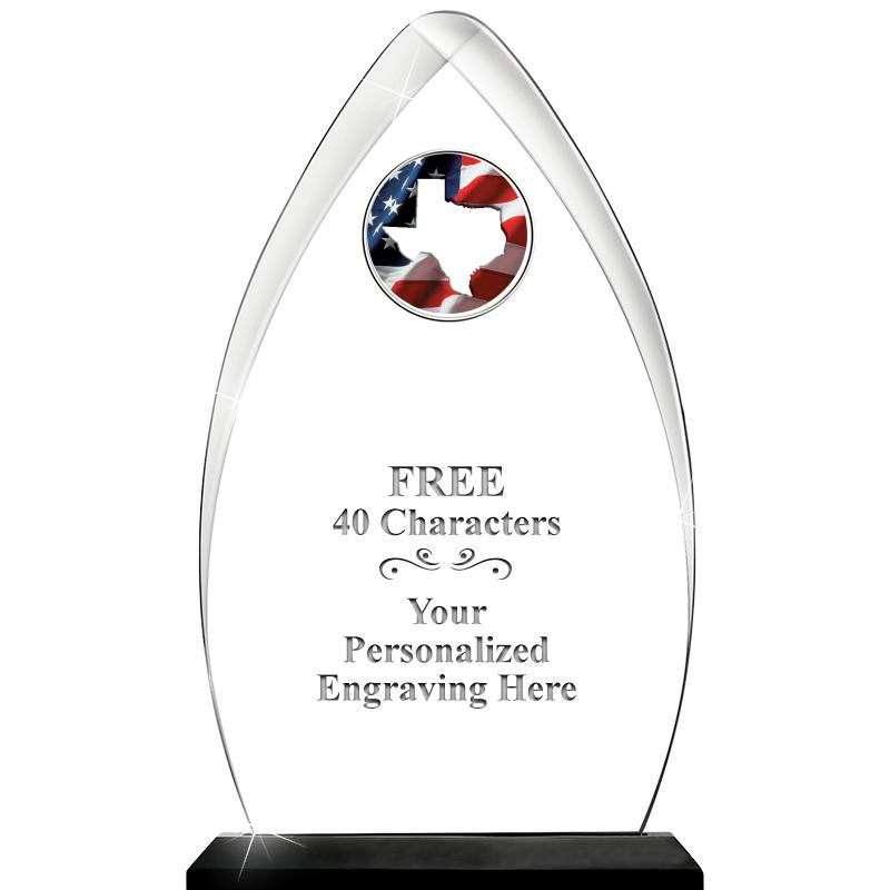 11.25"ARROWHEAD ACRYLIC W/INS