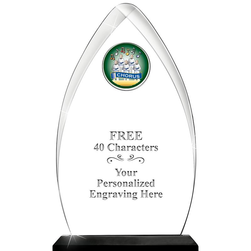 11.25"ARROWHEAD ACRYLIC W/INS