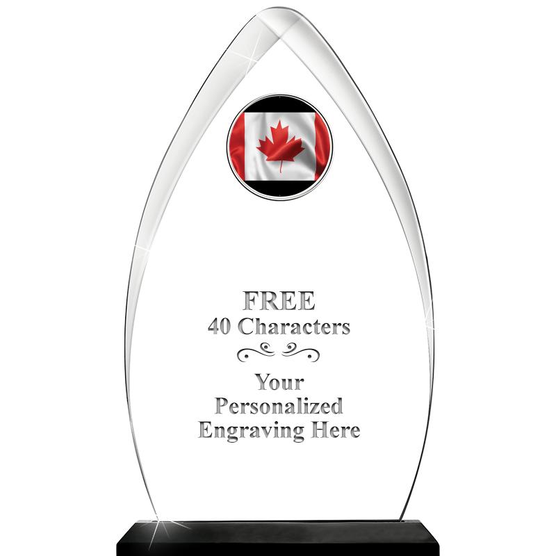 11.25"ARROWHEAD ACRYLIC W/INS