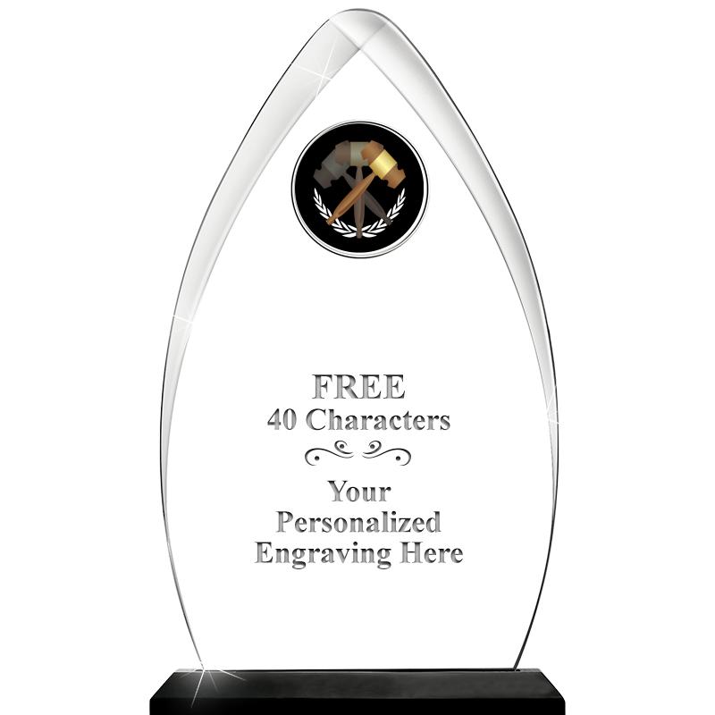 11.25"ARROWHEAD ACRYLIC W/INS