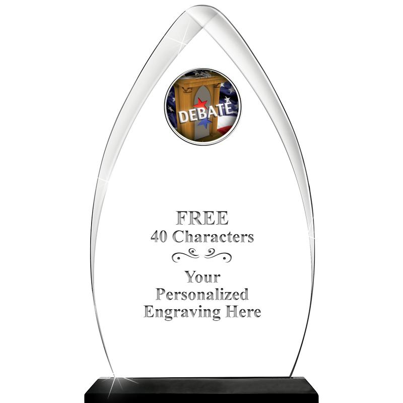 11.25"ARROWHEAD ACRYLIC W/INS