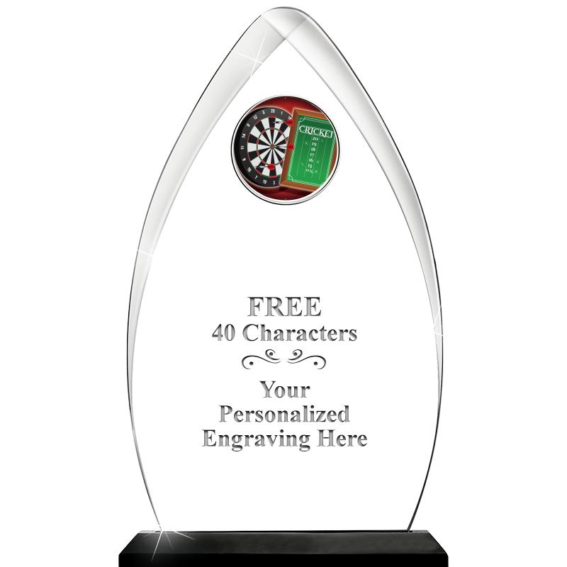 11.25"ARROWHEAD ACRYLIC W/INS