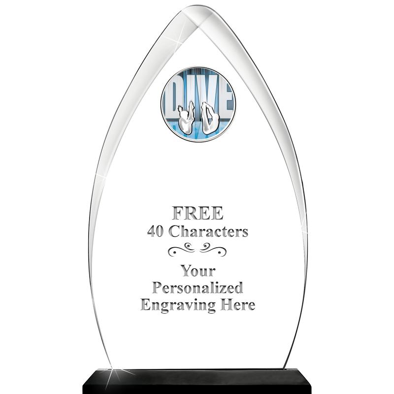 11.25"ARROWHEAD ACRYLIC W/INS