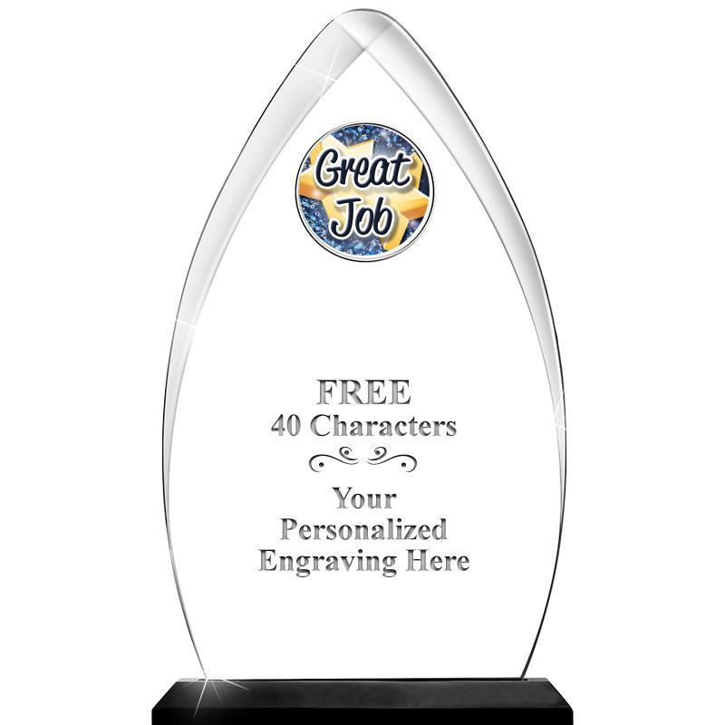 11.25"ARROWHEAD ACRYLIC W/INS