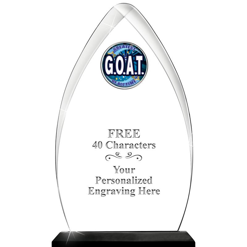 11.25"ARROWHEAD ACRYLIC W/INS