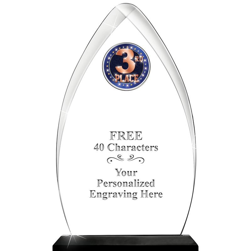 11.25"ARROWHEAD ACRYLIC W/INS