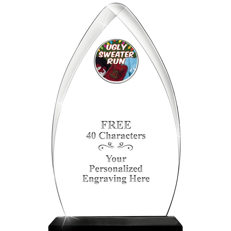 11.25"ARROWHEAD ACRYLIC W/INS