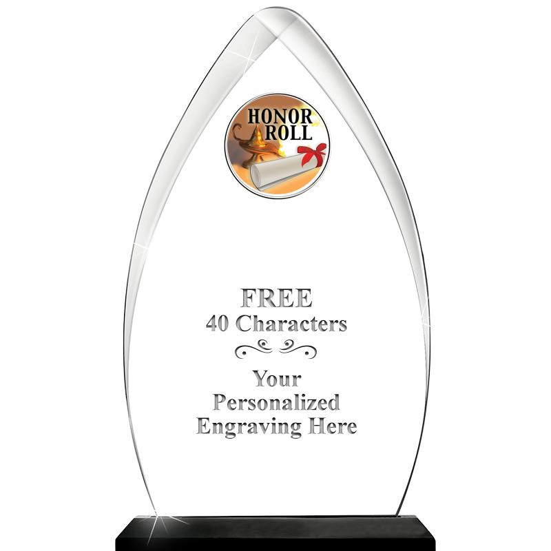 11.25"ARROWHEAD ACRYLIC W/INS