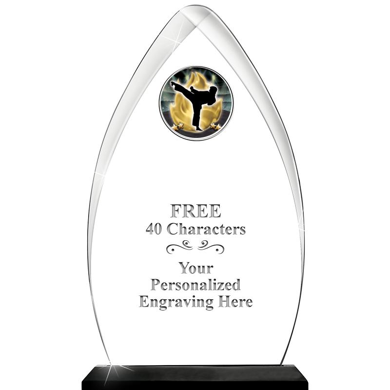 11.25"ARROWHEAD ACRYLIC W/INS