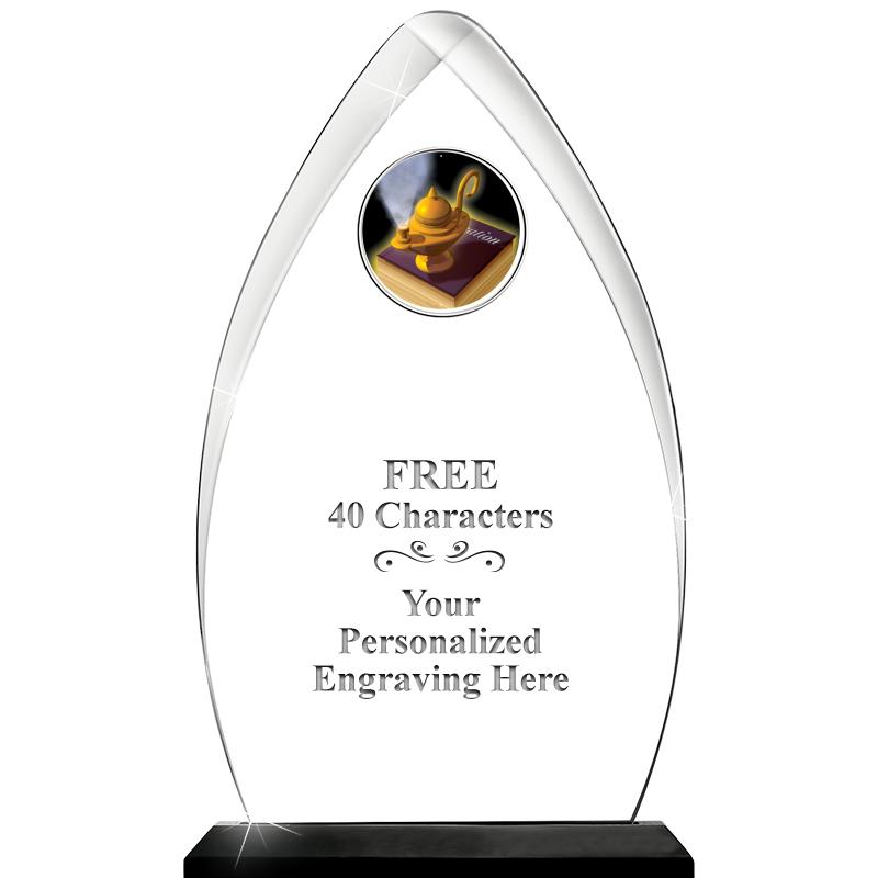 11.25"ARROWHEAD ACRYLIC W/INS